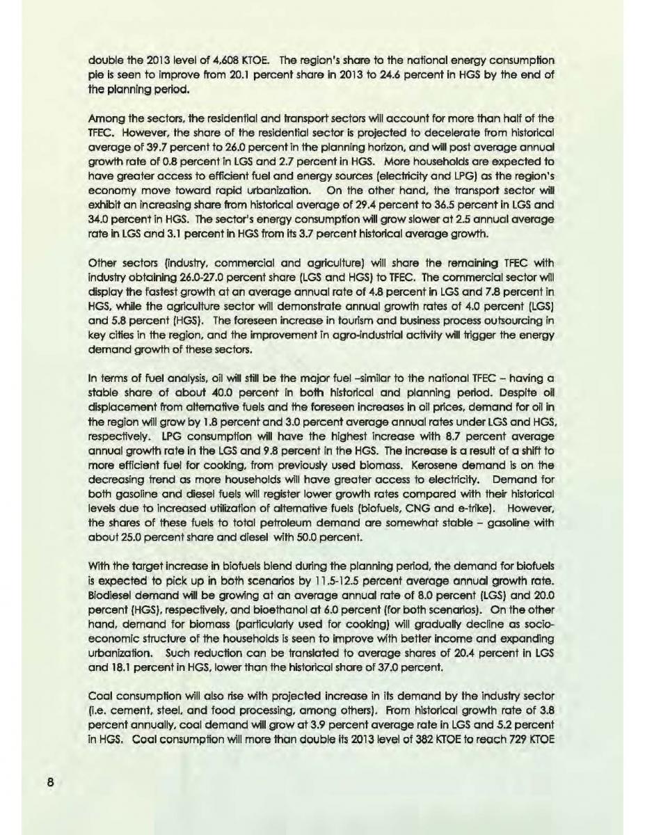 Image file of the Mindanao Energy Plan page 8