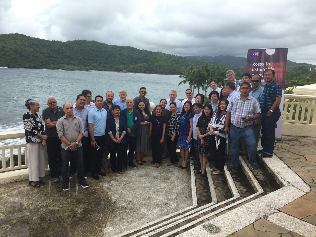 E-Power Mo for Sustainability - Participants in the 3-day Joint Planning Workshop of the Department of Energy and the Access to Sustainable Energy Programme in a group pictorial at Camp Punta Fuego, Batangas.