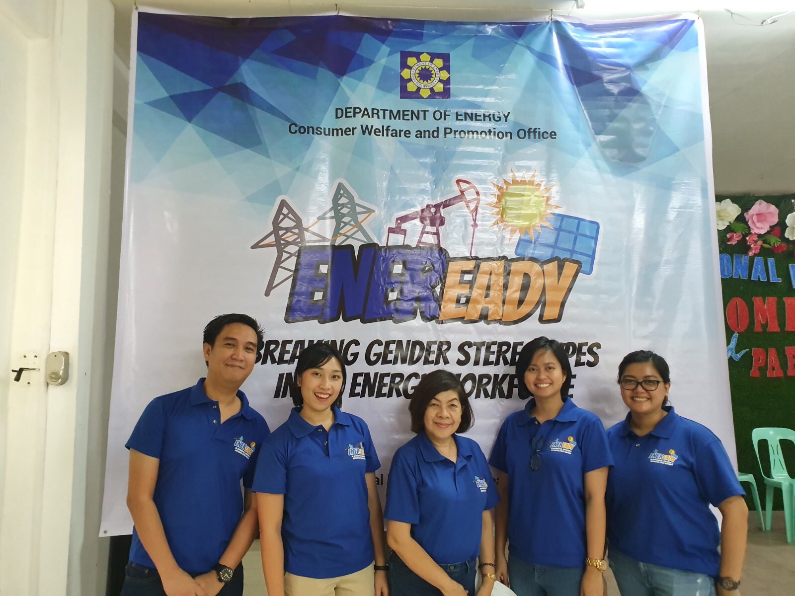 ENEReady EXPERTS: Resource speakers headed by DOE-CWPO Chief Helen B. Arias shared their experiences of working in the energy industry, and encouraged students to pursue the Science, Technology, Engineering, and Mathematics, or STEM track.