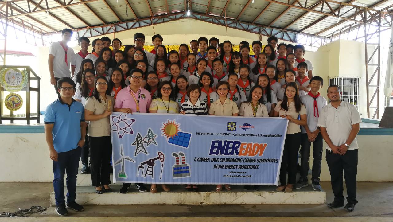 160 students from Tanauan City National High School took part in the Department of Energy-Consumer Welfare and Promotion Office's ENEReady campaign.