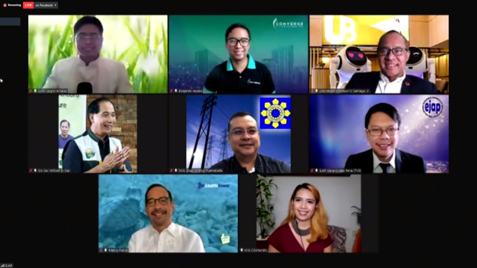 “Everyone should be involved”, said Undersecretary Felix William B. Fuentebella who represented Department of Energy (DOE) Secretary Alfonso G. Cusi in the webinar organized by the Economic Journalists Association of the Philippines (EJAP) titled, “GUT FEEL: Ensuring Sustainability of Food and Utilities” on 11 August 2021.