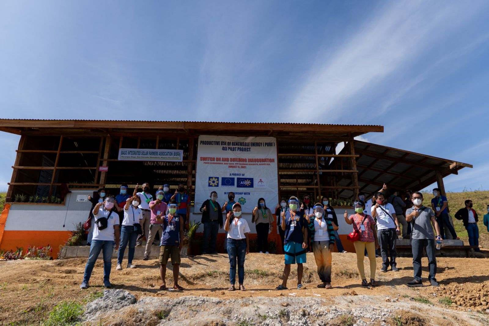 The Department of Energy (DOE), in partnership with the European Union-Supported Access to Sustainable Energy Programme (EU-ASEP) and TeaM Energy Foundation Inc. (TEFI), turned over the Productive Use of Renewable Energy (PURE) project in Don Salvador Benedicto, Negros Occidental on 6 August 2021. The project aims to increase electricity access through renewable energy utilization that would boost energy efficiency promotion.