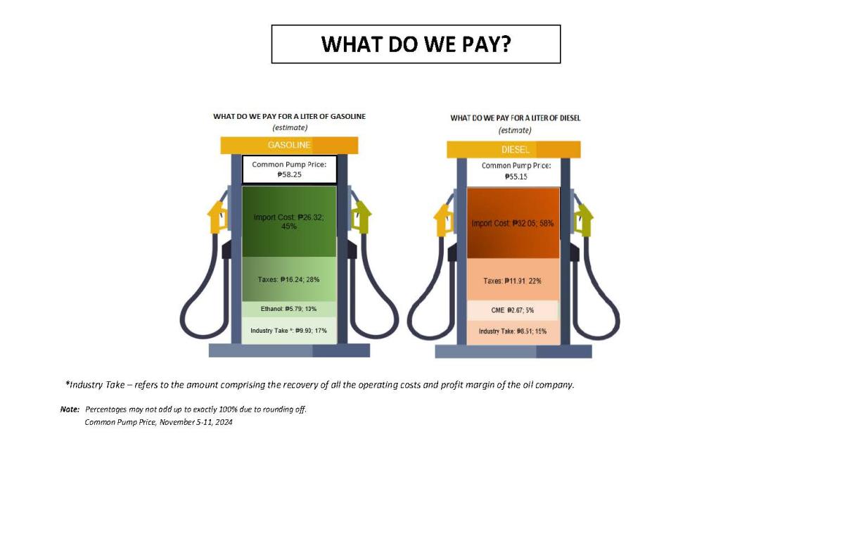 What Do We Pay for a Liter of Fuel, November 05-11, 2024