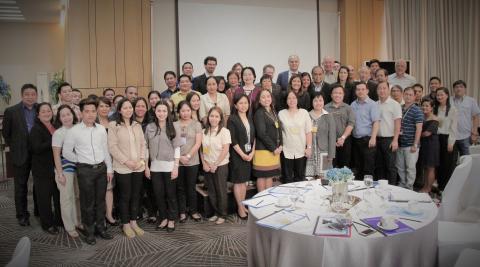 DOE-EU ASEP TEAM: DOE officials and personnel pose with the EU Delegation to the Philippines and experts of the Access to Sustainable Energy Programme (ASEP) during the program’s kick-off on 9 March 2017 at the F1 Hotel in BGC, Taguig City.