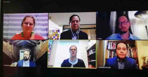 PROMOTING THE LNG INVESTORS’ GUIDE IN THE NEW NORMAL: DOE Assistant Secretary Leonido J. Pulido III (bottom row, right most) took the opportunity to promote the Philippine LNG Investors’ Guide during last Friday's (4 September) webinar, "Philippines: Tapping into the World’s LNG Market”, organized by the USAID-supported U.S-Asia Gas Partnership (AGP) through collaboration with the DOE, the U.S. Department of State Bureau of Energy Resources, the U.S. Department of Commerce Commercial Law Development Program