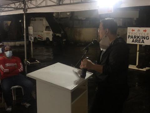 KAPATIRAN: Undersecretary Fuentebella, on behalf of Energy Secretary Cusi, expresses the energy family's gratitude to the brave and hardworking linemen contingent of NEA's Task Force Kapatid, whose highly specialized skills continue to facilitate the restoration of power in affected households throughout the Bicol region.   ###