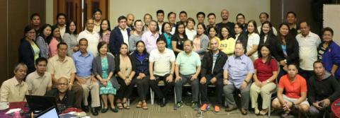 EFFICIENCY PLANNERS: Participants and organizers of the Energy Utilization Management Bureau's Strategic Planning Workshop (SPW) in a unity photo after their culmination activity in Tagaytay on setting programs and projects for the country's effective utilization of energy. The event aims to further align EUMB’s plans and projects with the DOE’s direction for 2017 to 2040.