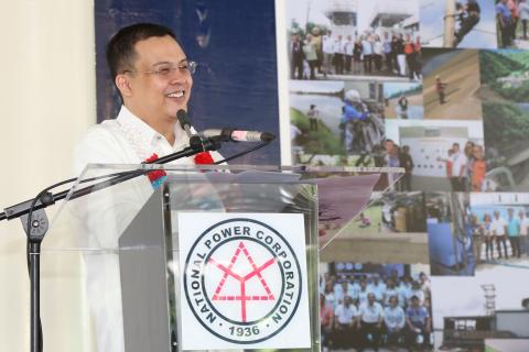 LEVEL UP: Speaking on behalf of DOE Secretary Alfonso G. Cusi during the National Power Corporation’s (NAPOCOR) 81st Anniversary, Usec. William Felix Fuentebella challenged the power firm to further raise the bar of excellence, stepping up their performance to ensure the delivery of quality, reliable and affordable electricity services, especially to far-flung off-grid areas.
